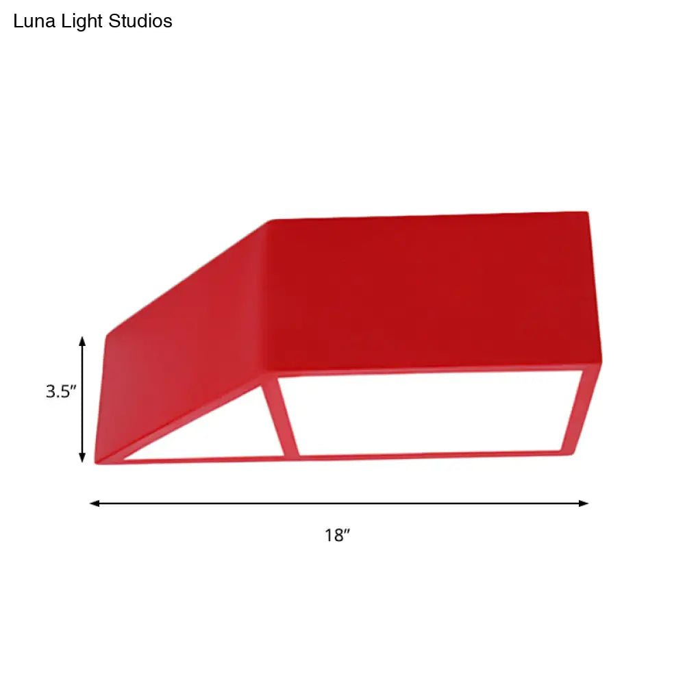 Modern Led Ceiling Lamp With Toy Windmill Design For Kindergarten Classrooms