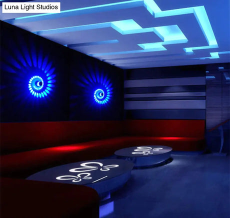 Modern Led Ceiling Light 3W Rgb Wall Sconce For Art Gallery Decoration Front Balcony Lamp Porch