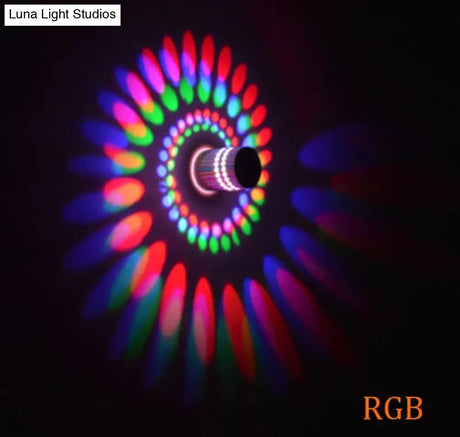 Modern Led Ceiling Light 3W Rgb Wall Sconce For Art Gallery Decoration Front Balcony Lamp Porch