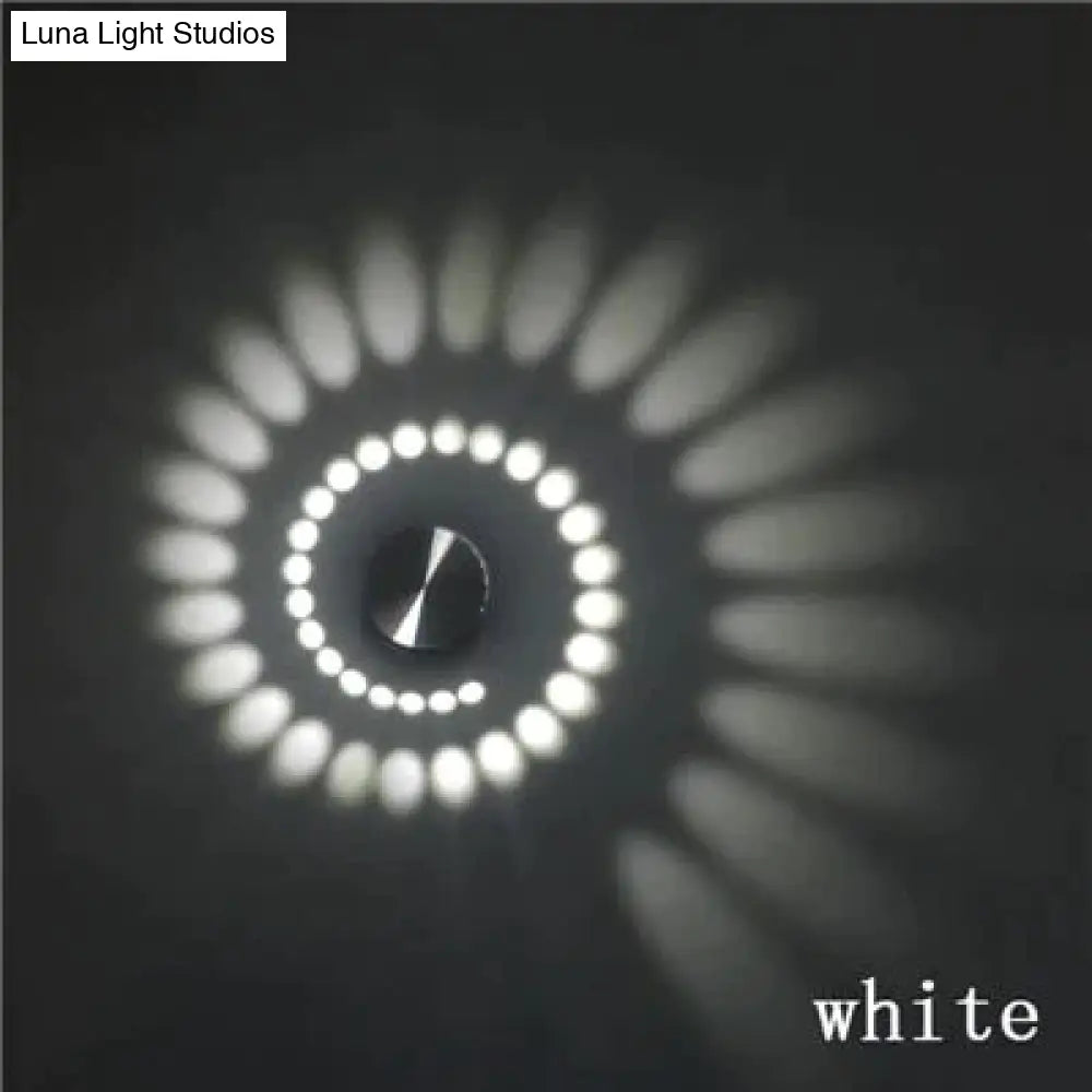 Modern Led Ceiling Light 3W Rgb Wall Sconce For Art Gallery Decoration Front Balcony Lamp Porch