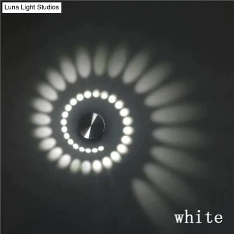 Modern Led Ceiling Light 3W Rgb Wall Sconce For Art Gallery Decoration Front Balcony Lamp Porch