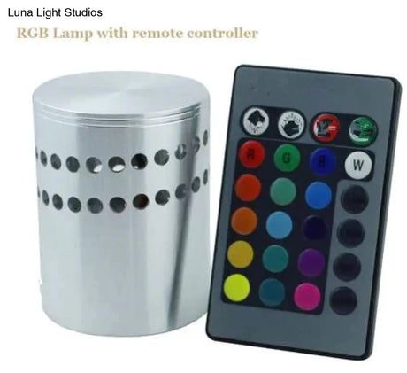 Modern Led Ceiling Light 3W Rgb Wall Sconce For Art Gallery Decoration Front Balcony Lamp Porch