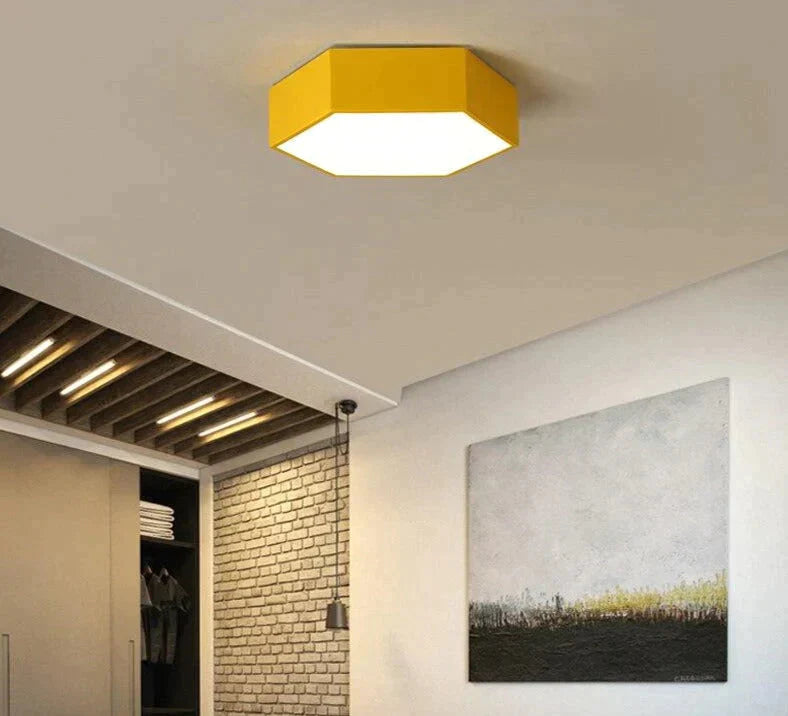 Modern Led Ceiling Light - Diamond Design For Study Dining Room And Balcony Indoor Lighting