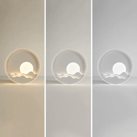 Modern Led Ceiling Light - Stylish Metal Flush Mount For Living Room White Shade / 16’ Third Gear