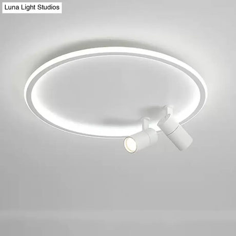 Modern Led Ceiling Light With Nordic Acrylic Design - Perfect For Study Rooms