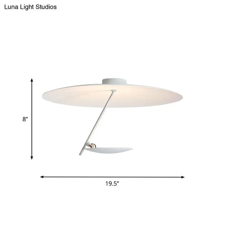 Modern Led Flush Mount Ceiling Light For Bedroom - 19.5’/23.5’ Wide