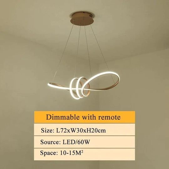 Modern Led Pendant Light For Dining Room Living Kitchen Luminaires Lamp Hanging Fixtures