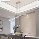 Modern Led Pendant Lights For Dining Room Kitchen Room Home Deco Pendant Lamp Matte Black/White Finished Pendant