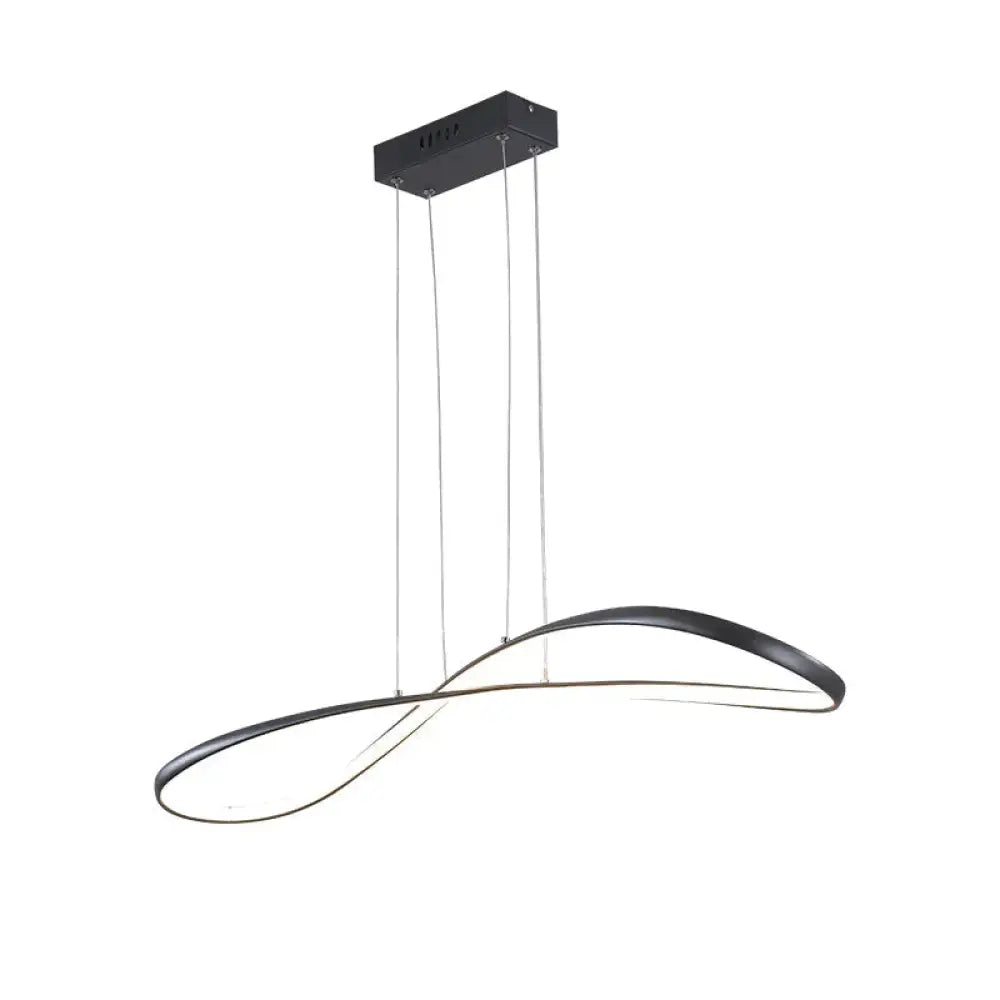 Modern Led Pendant Lights For Dining Room Kitchen Room Home Deco Pendant Lamp Matte Black/White Finished Matte Black