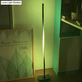 Modern Led Rgb Floor Lights Lighting Living Room Bedroom Decor Lamp Bedside Standing Nordic Indoor