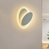Modern Led Rotatable Wall Mount Light Fixture In Black/White With Warm/White Lighting White / Warm