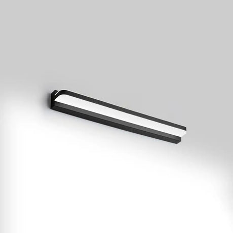 Modern Linear Vanity Wall Lamp Stylish Bathroom Lighting Solution With Multiple Sight Options Black