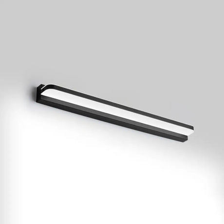 Modern Linear Vanity Wall Lamp Stylish Bathroom Lighting Solution With Multiple Sight Options Black