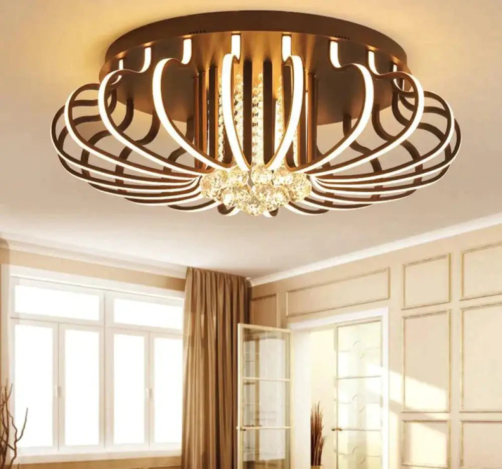 Modern Living Room Led Ceiling Lights For 10-15Square Meters Restaurant Indoor Light Luminarias