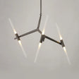 Modern Metal Branch Chandelier - 6/10/14 Lights Black/Gold Hanging Light For Living Room 6 / Black