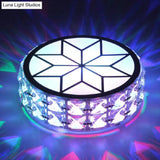 Modern Metal Crystal Ceiling Lamp For Hallway Dinning Room 6W/12W Glass Lampshade Round Aisle