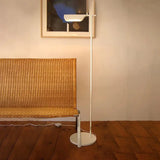 Modern Metal Floor Lamp For Bedroom- Black/White/Blue Folded Standing Light White