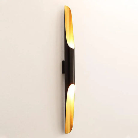Modern Metallic Pipe Wall Sconce Lamp 1/2-Light Black Fixture For Living Room - 23.5/27.5 Wide 1 /