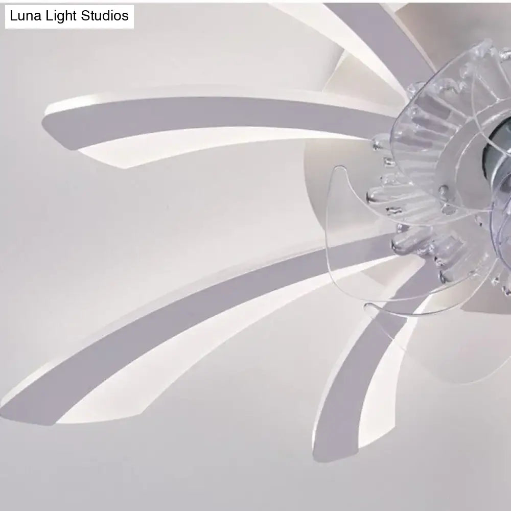 Modern minimalist dandelion fan ceiling lamp Ceiling
