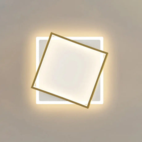 Modern Minimalist Geometric Flush Mount Led Ceiling Light For Bedrooms