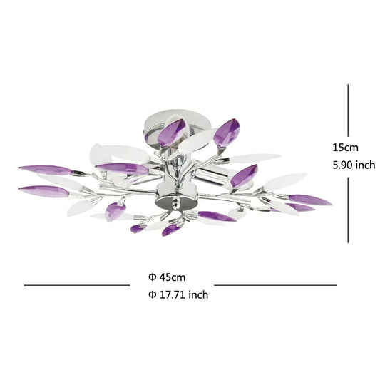 Modern Minimalist LED Living Room Dining Room Bedroom Creative Ceiling Lamp