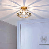 Modern Minimalist New Corridor Full Copper Ceiling