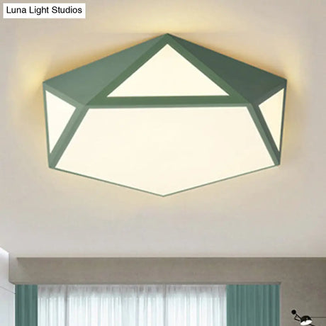 Modern Nordic Candy Ceiling Lamp - Led Flushmount Light For Corridor Decor