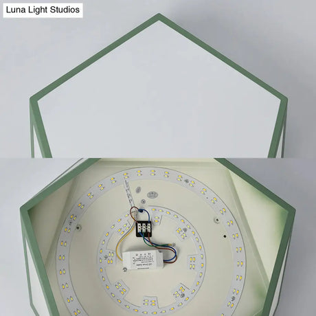Modern Nordic Candy Ceiling Lamp - Led Flushmount Light For Corridor Decor