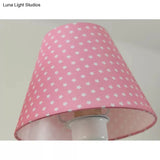Modern Plaid Shade Chandelier With 3 Lights And Kid-Friendly Hanging Lamp Perfect For Bedrooms