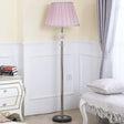 Modern Rhombus-Like Floor Lamp With Clear Crystal Champagne Cone Shade - Parlor Standing Light