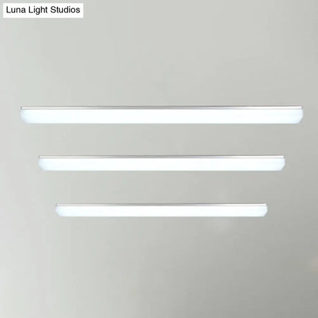 Modern Silver Led Flush Mount Ceiling Light In Various Sizes
