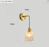 Modern Simple Nordic Living Room Bedroom Copper Wall Lamp Copper Wall Lamps