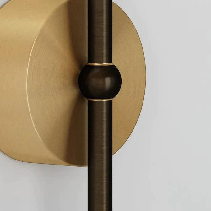 Modern Simple Room Corridor Living Room Copper Wall Lamp