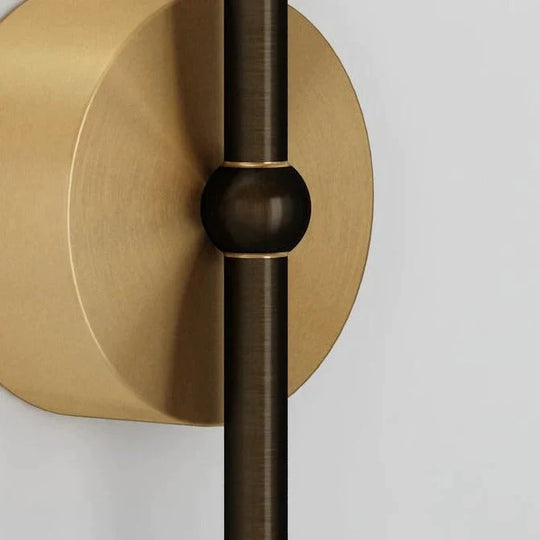 Modern Simple Room Corridor Living Room Copper Wall Lamp