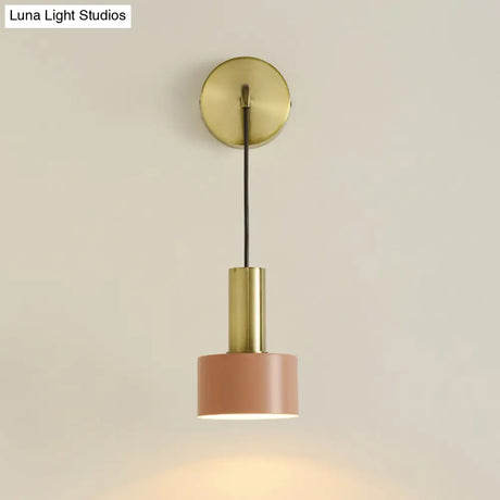 Modern Small Wall Mounted Metallic Bedside Reading Light