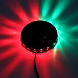Modern Ufo Karaoke Bar Wall Light With Flashing Rgb Led In Black/White Black