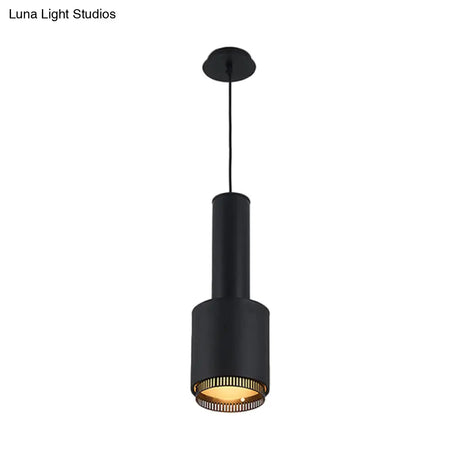 Modernist Black/White Hand Grenade Pendant Light For Restaurant