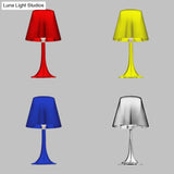Modernist Nightstand Lamp With White Glass Cone Shade & 1 Light Reading Table Lighting