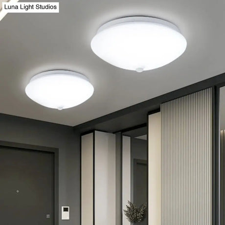 Motion - Sensing Cap Shape Led Flush Ceiling Light For Hallway