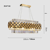 Neva 2 - Designer Alloy And Crystal Led Chandelier For Dinning Room Living Room