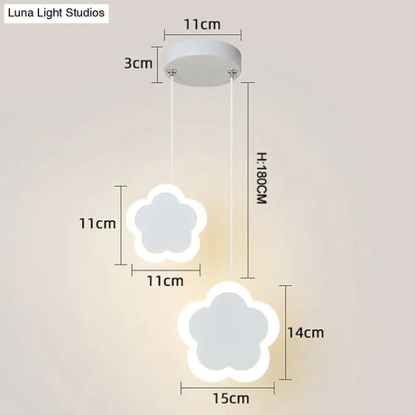 New Arrival Pendant Lights Modern Led Lamp For Bedside Dining Room Bar White Or Black Color Fixtures