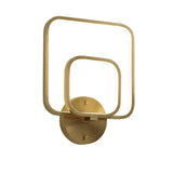 New Modern Simple Square Copper Wall Lamp Lamps