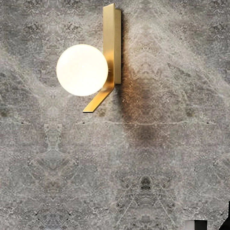 New Nordic Luxury Ball Copper Wall Lamp
