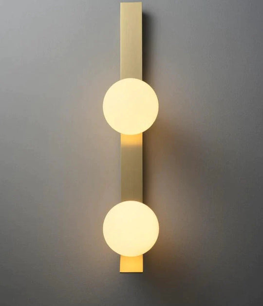New Nordic Luxury Ball Copper Wall Lamp