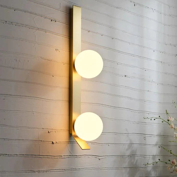 New Nordic Luxury Ball Copper Wall Lamp