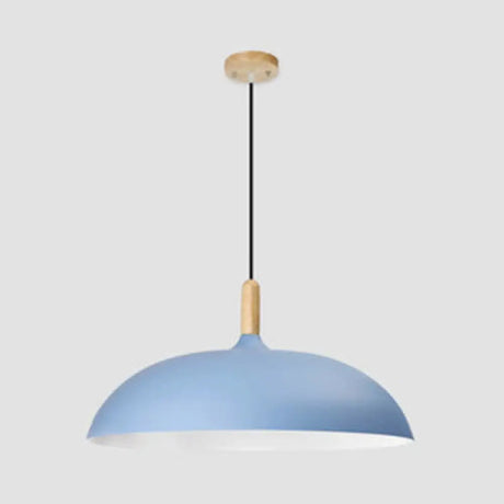 Nordic Aluminum Saucer Pendant Light - Candy Colored 14’’/18’’ Perfect For Office Purplish