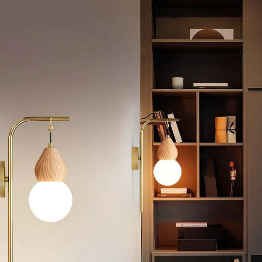 Nordic Corridor Bedside Lamp Copper Wall Lamps