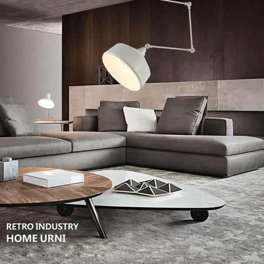 Nordic Diy Personality Pendant Lights Folding Iron Lamp Hanging Bedroom Study Bar Restaurant