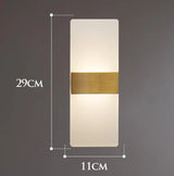 Nordic Fashion Lamp Bedroom Copper Wall Lamps