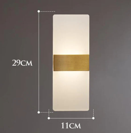 Nordic Fashion Lamp Bedroom Copper Wall Lamps
